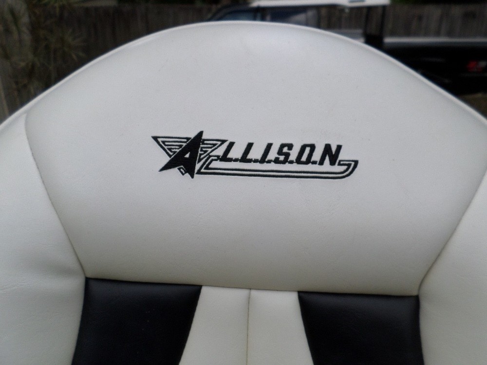 ALLISON bass boat seat.