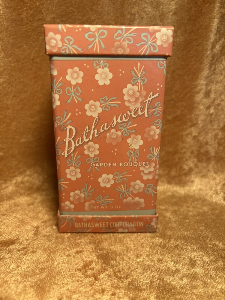 Vintage BATHASWEET Bath Softener and Perfume, Unopened 9 oz Box Beautiful!
