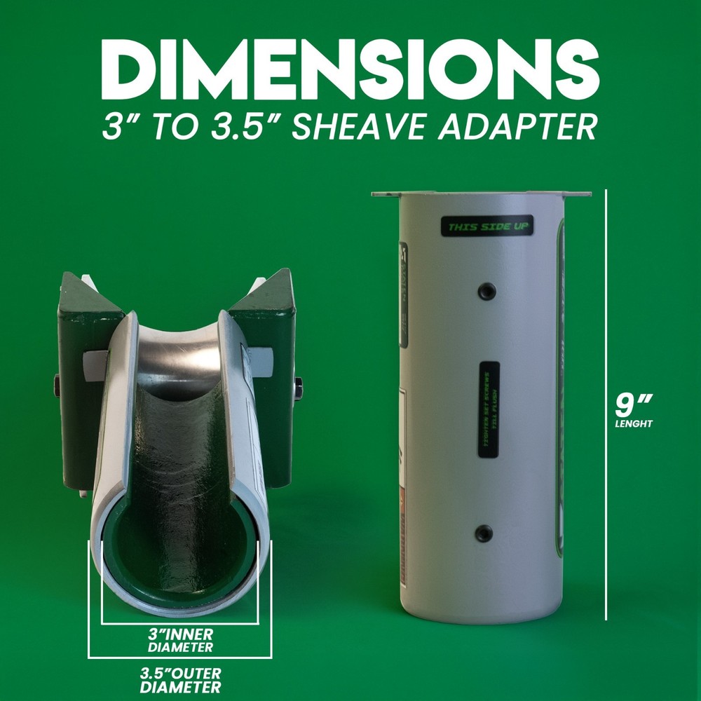 441 3" ~ 3-1/2" Feeding Sheave SET | Sheave Sleeve | 2 in one | Staten Tools
