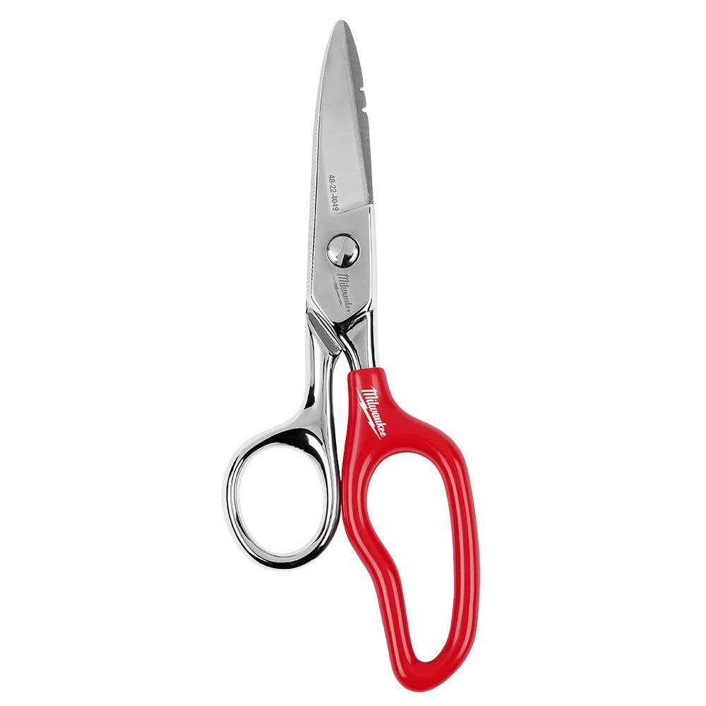Milwaukee Electrician Scissors With Extended Handle