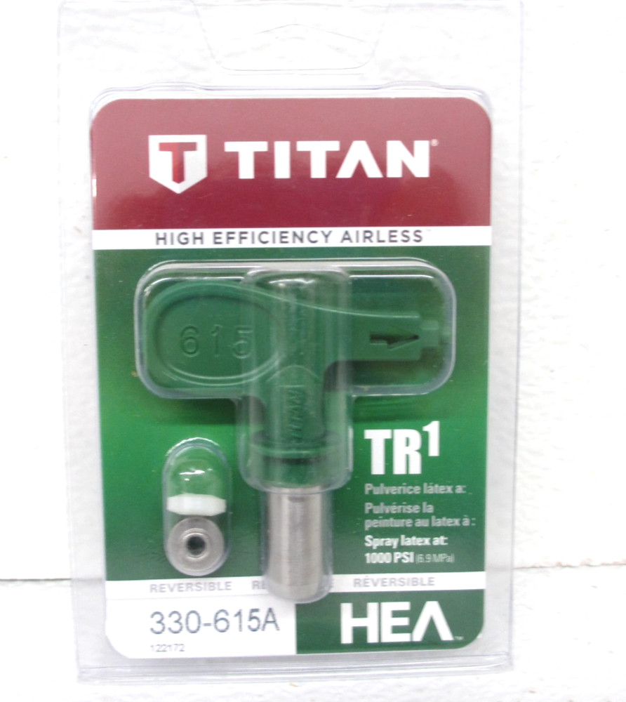 Titan 330-615A TR1 HEA Reversible Spray Tips