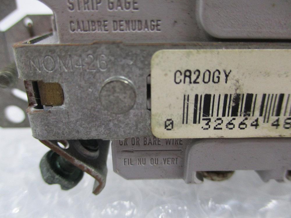 EATON CR20GY RECEPTACLE NSNP