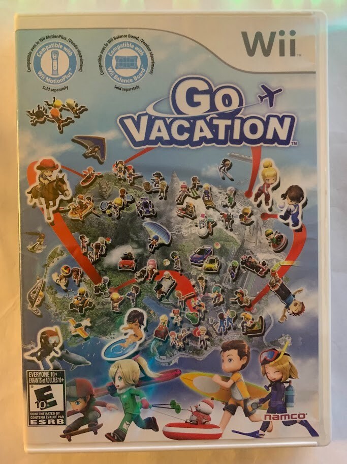 Go Vacation (Nintendo Wii, 2011) CASE ONLY!!