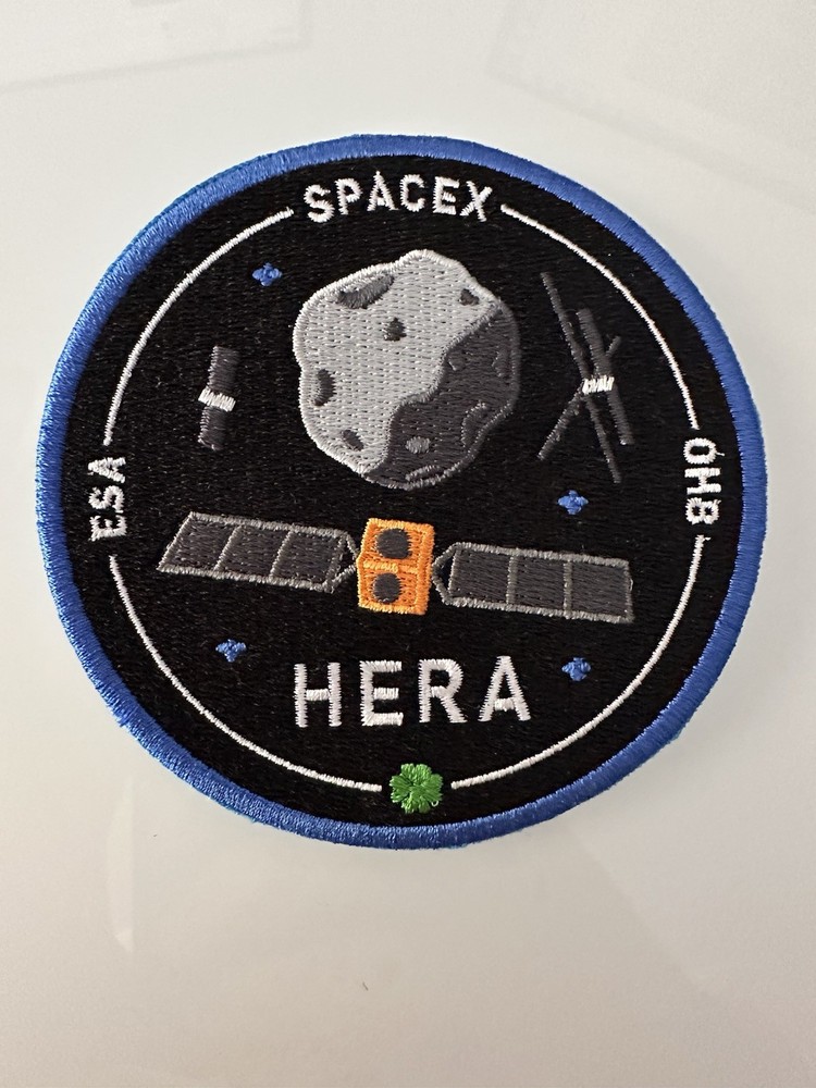 Space ESA HERA MOON PROGRAM Falcon 9 Mission Patch 3”