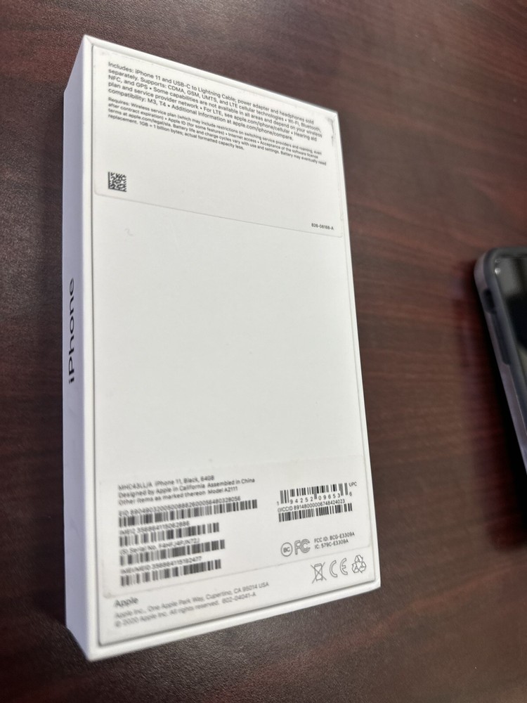 APPLE iPhone 11, Black, 64 gb EMPTY BOX