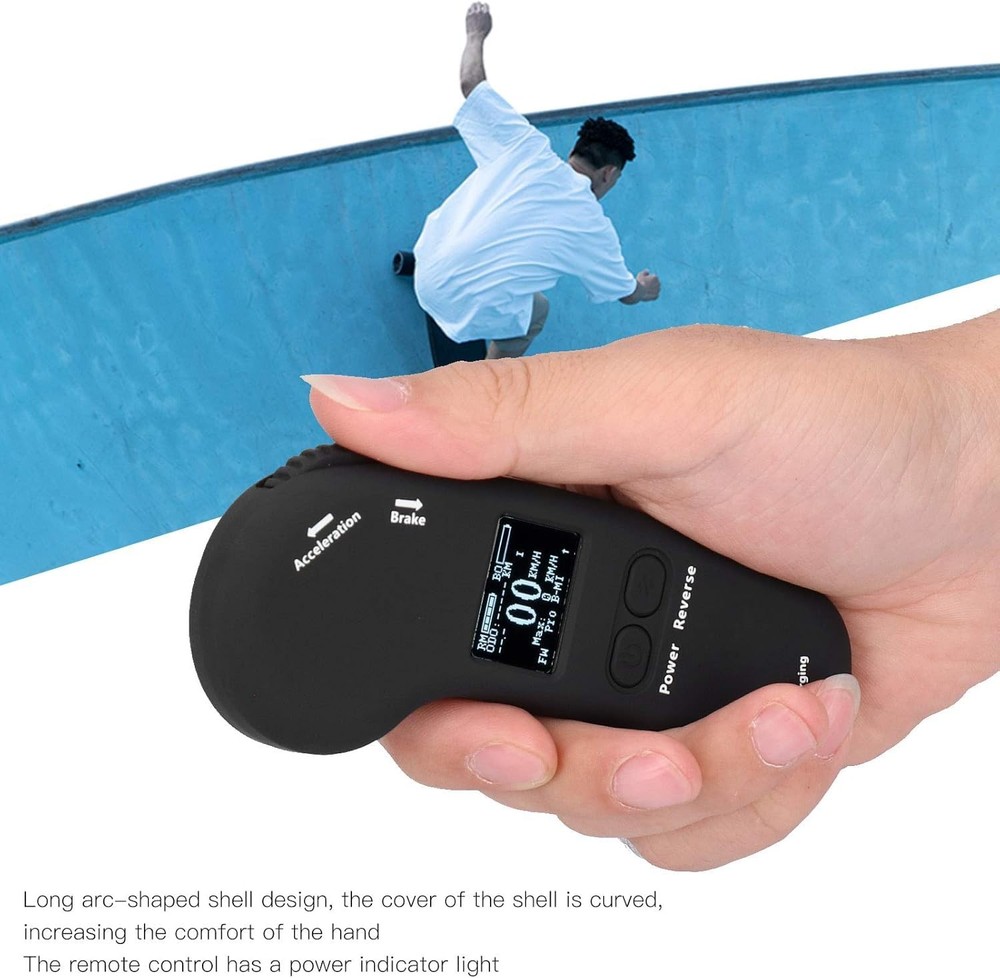 Electric Skateboard Remote Control Control, LED Display Skateboard Control wi...