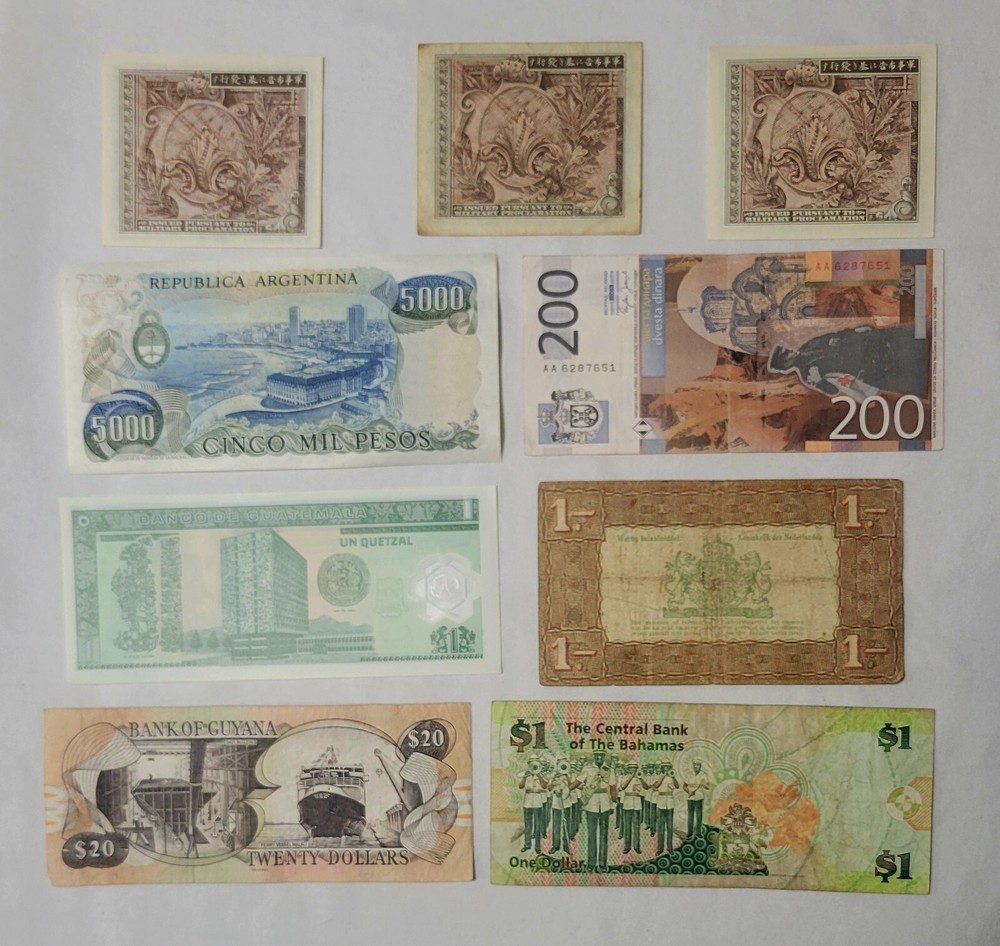 Vintage World Banknote lot .