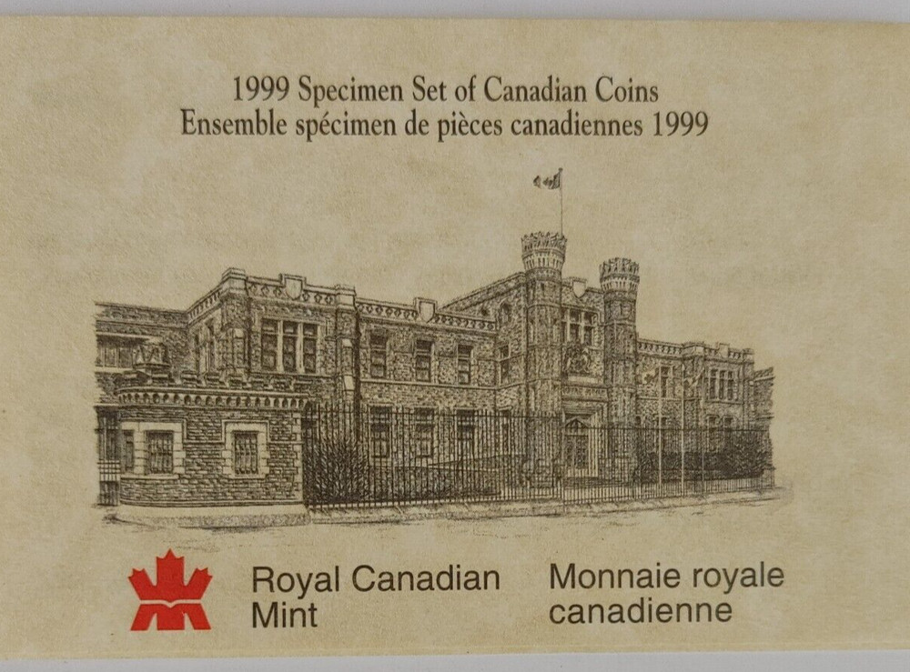 Canada 1999 Specification 7-Coin Set in original presentation Case & COA NO BOX