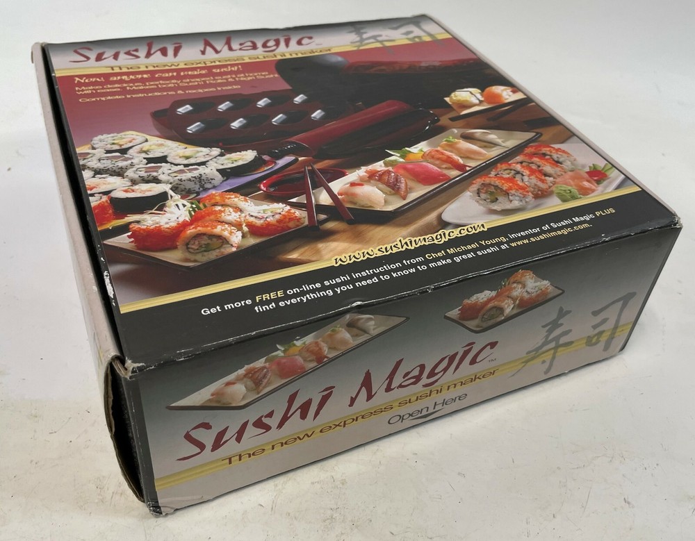 SUSHI MAGIC Hand Easy Auto Rolling Machine AS SEEN ON TV Express Kitchen Kit