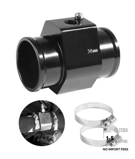 Radiator Hose Adapter,Car Accessories,Automotive Water Temperature Gauges 38mm