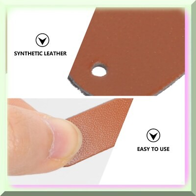 100 Pcs DIY Blank Leather Labels