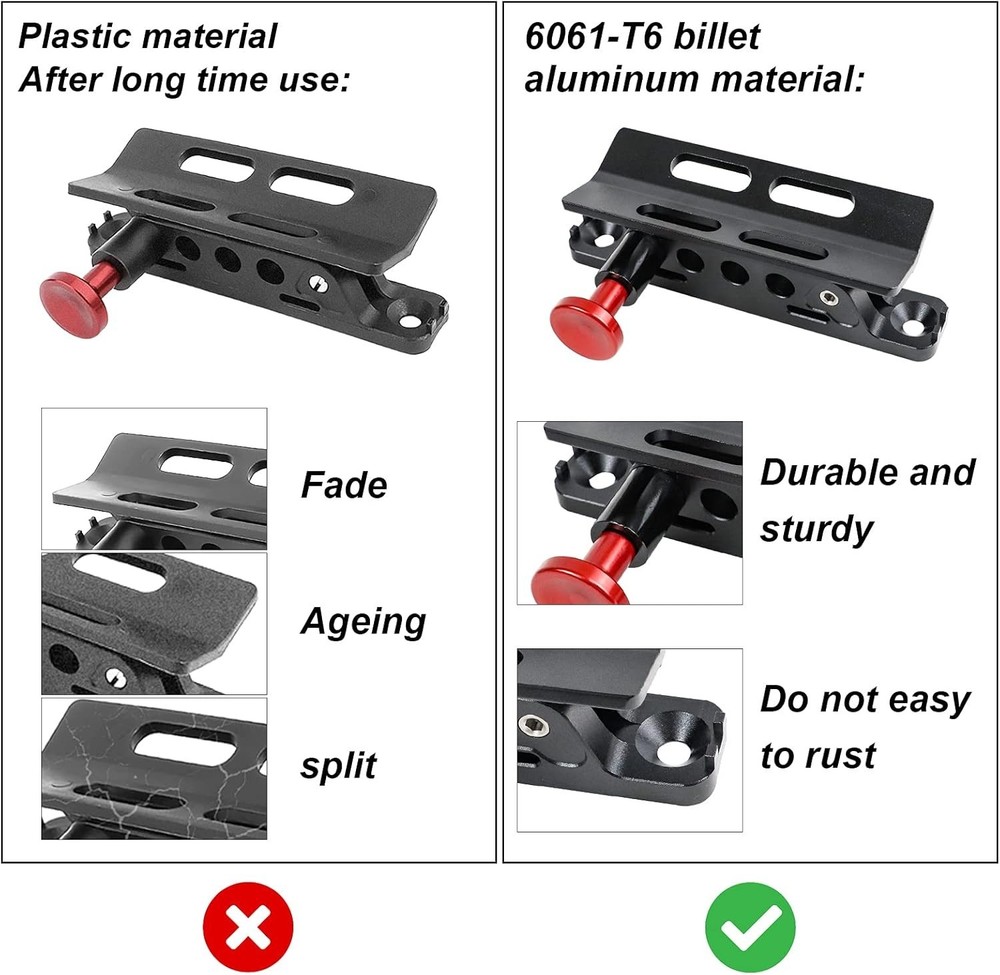 Quick Release Adjustable Aluminum Roll Bar Fire Extinguisher Holder Mount Com...