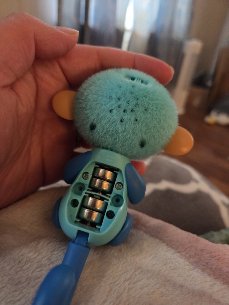 WowWee Fingerlings Interactive Two Tone Monkey In Blue
