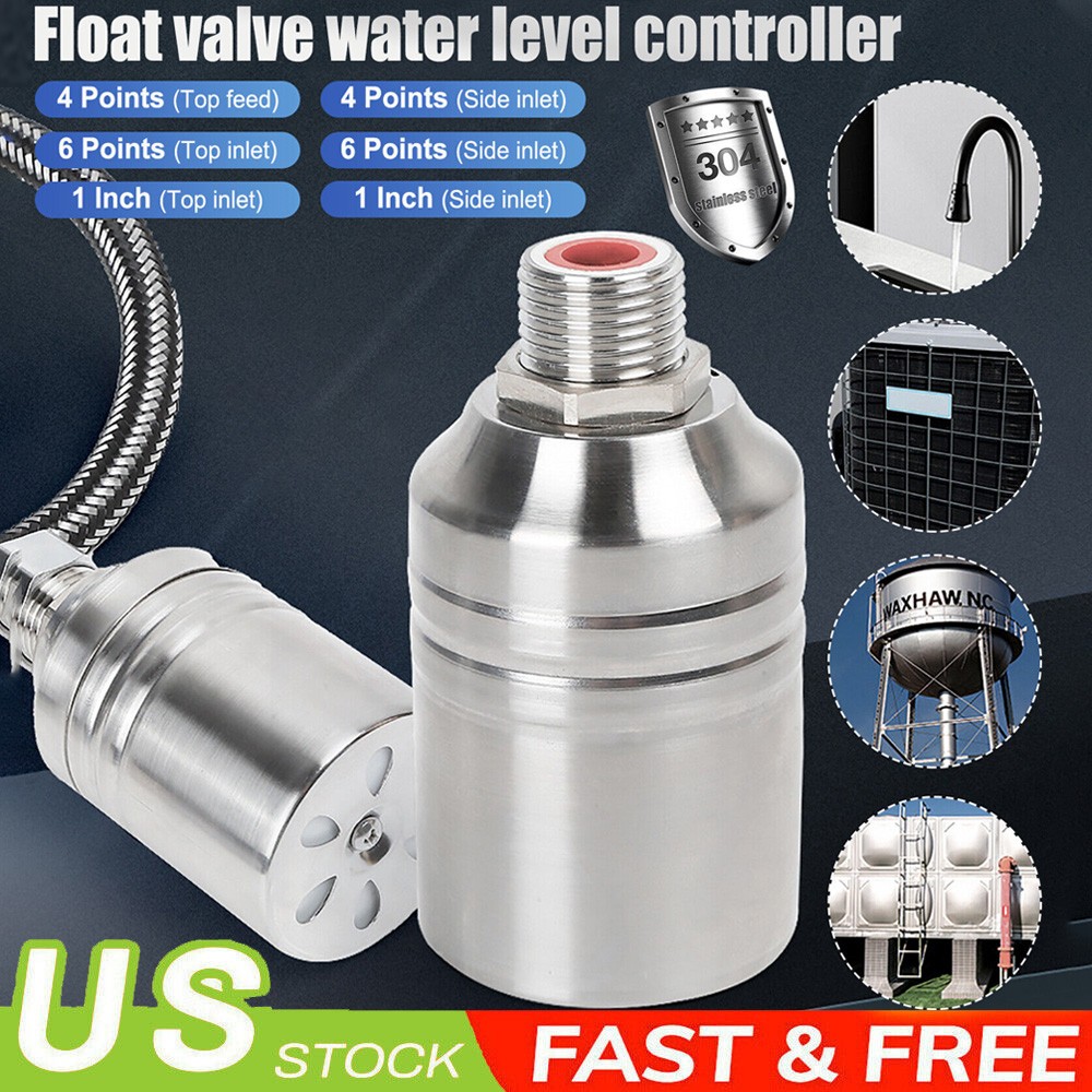 Valve Automatic Water Level Control Valve Float  Water Tank Shutoff  Valve