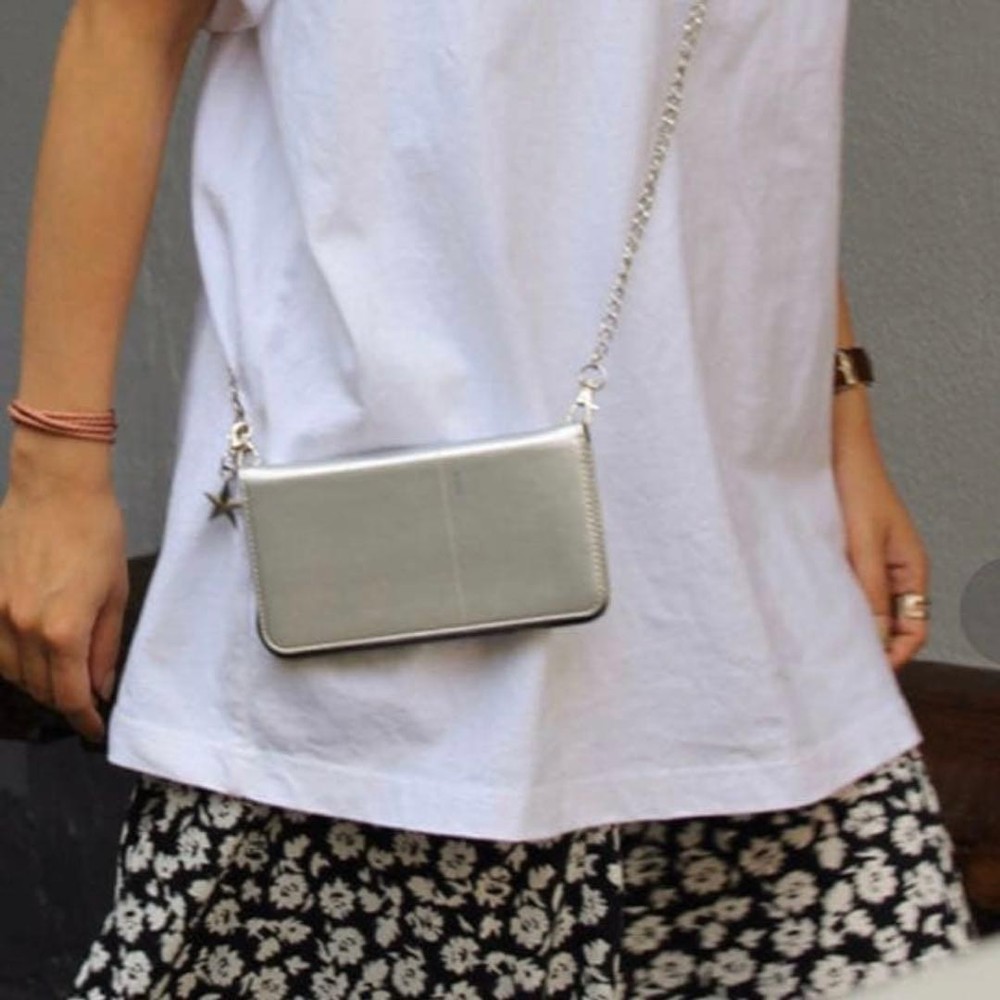 kajsa/Kaisa iPhone Case With Mirror, Silver