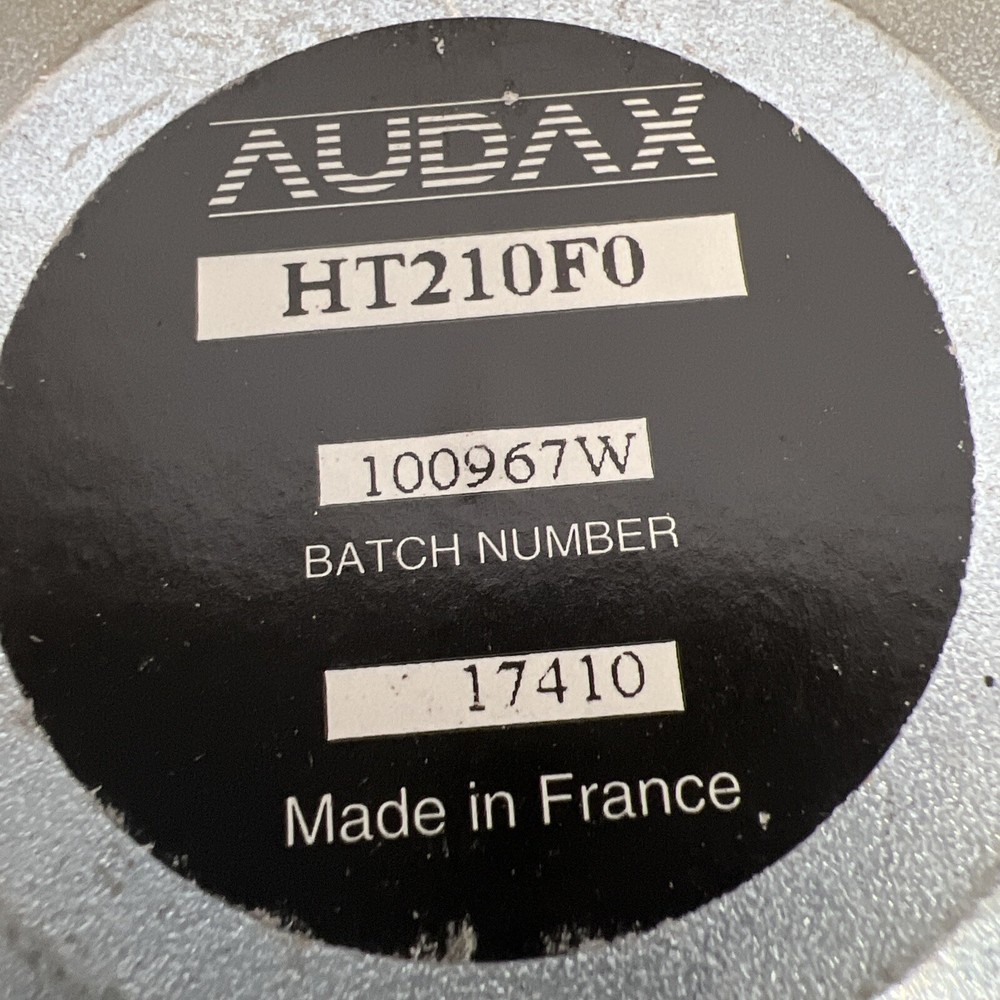Audax HT210FO Speaker , NEW