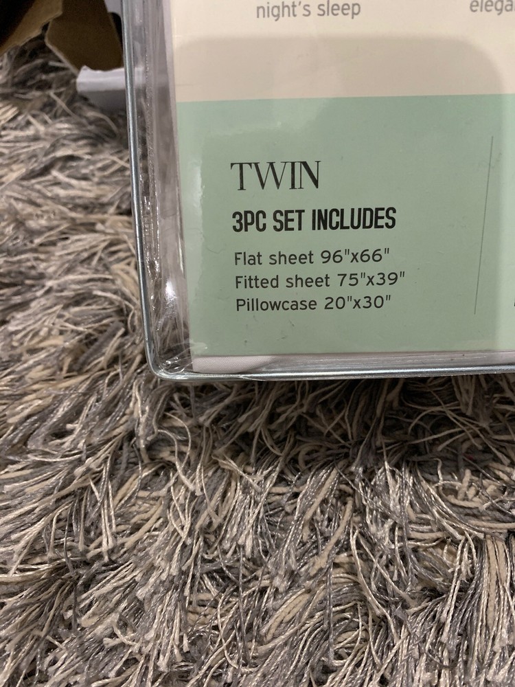 Twin Bed 3PC Sheet Set