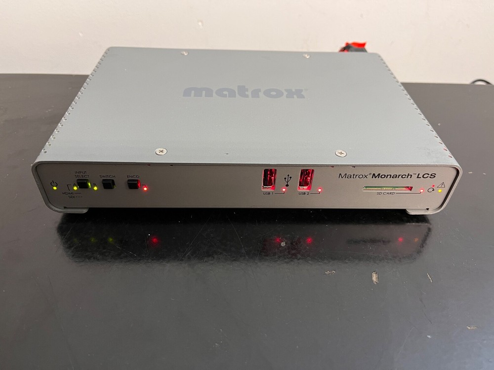 Matrox Monarch LCS IP Streaming Encoder HDMI & SDI Inputs MHLCS/I w. 100-240V PS