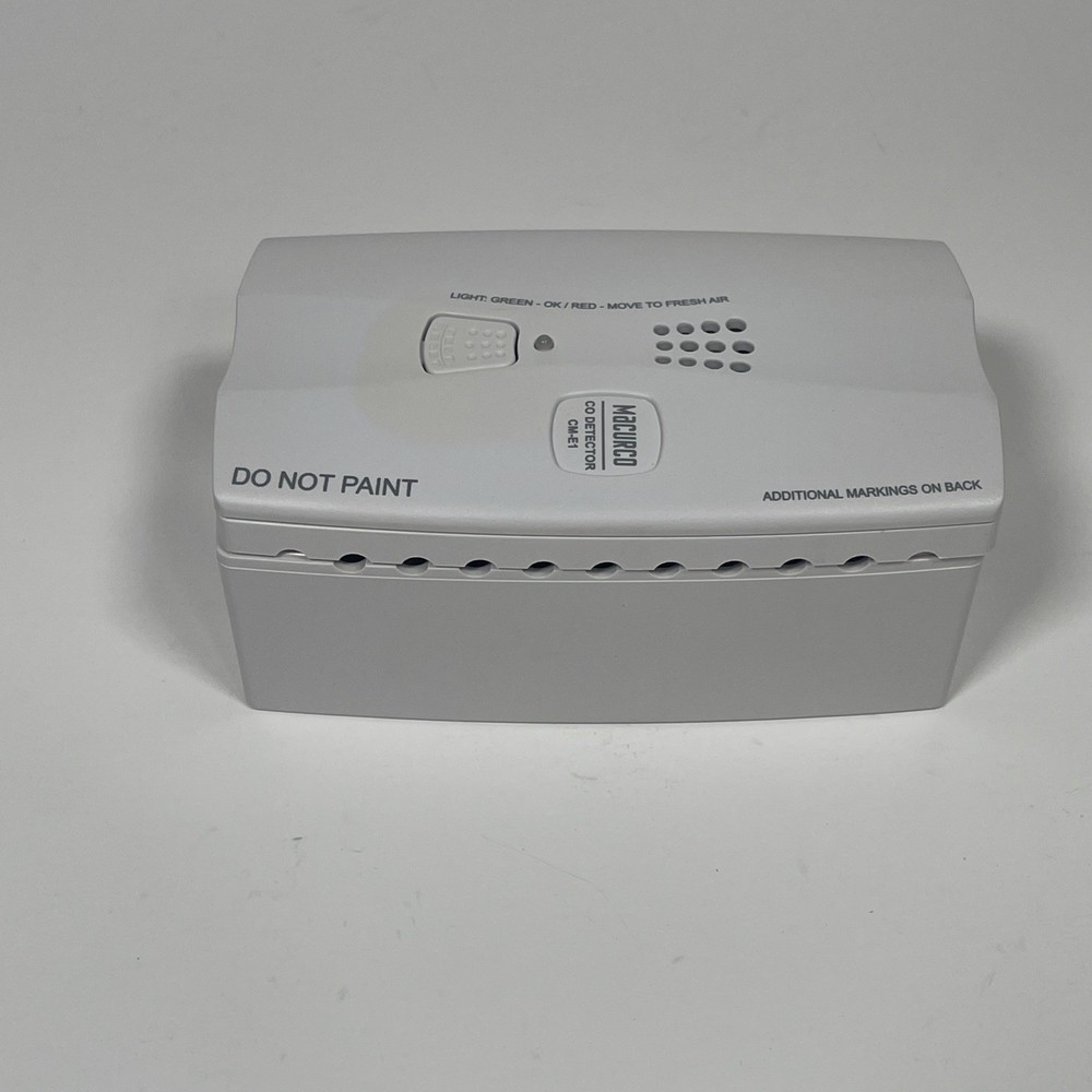 Macurco CM-E1 Carbon Monoxide Gas Detector Alarm