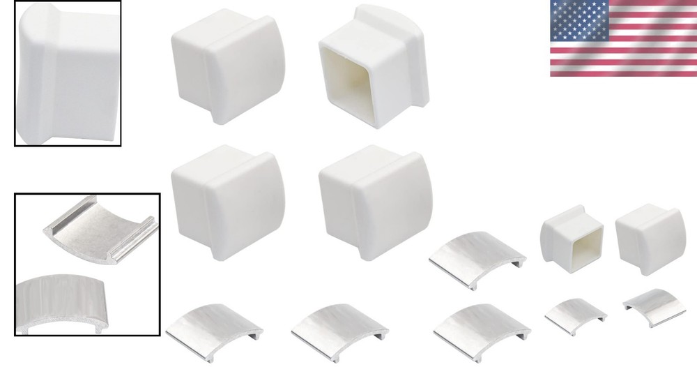 Protective Rubber Tips for Extension Ladder Standoff - Fits AC78 & AC76, 4 Pack