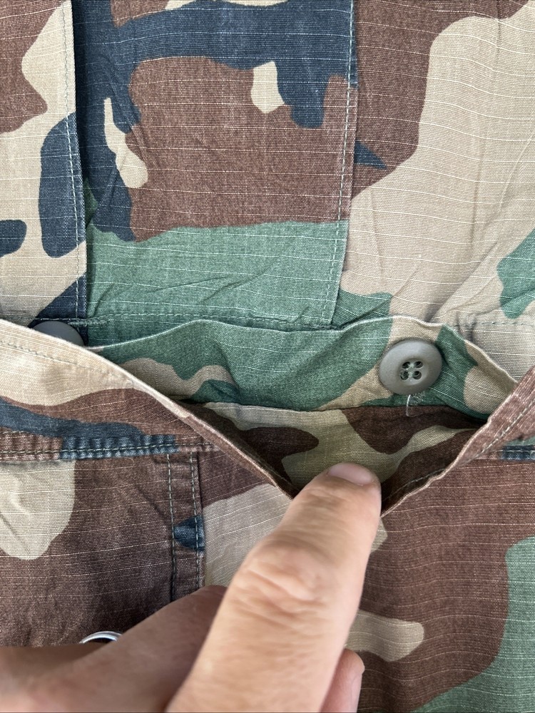 TROUSERS, HOT WEATHER, WOODLAND CAMOUFLAGE PATTERN COMBAT Medium - Regular USED