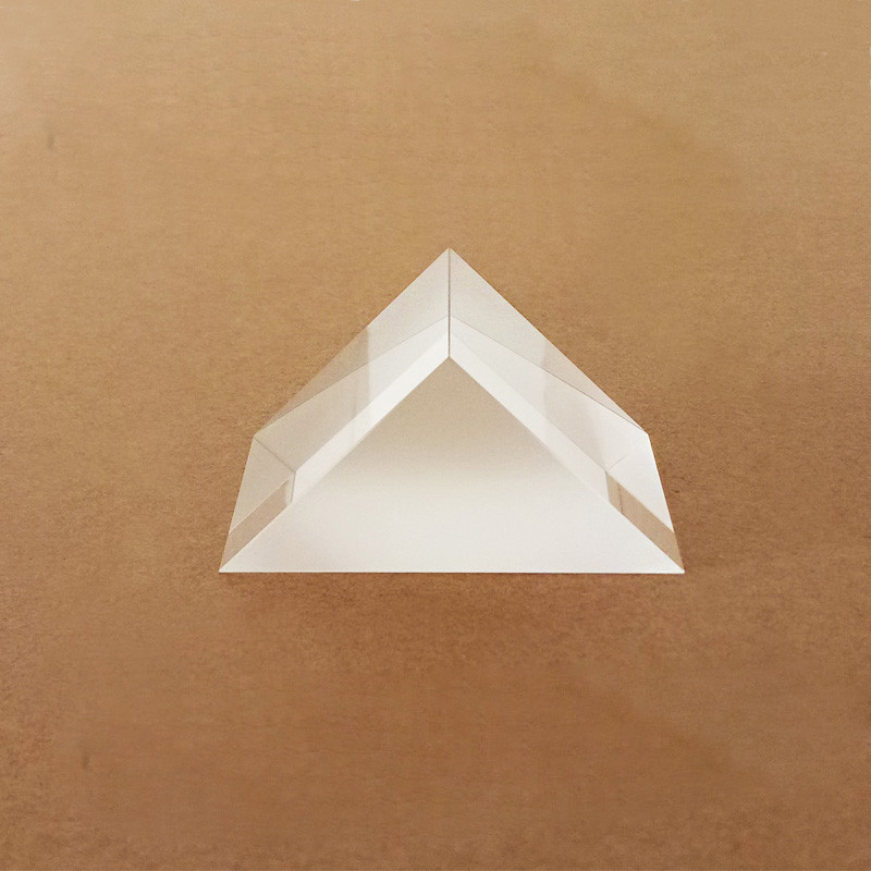 1PC Optical K9 Glass Triangular Right Angle Prism 10-40mm Size Customizable