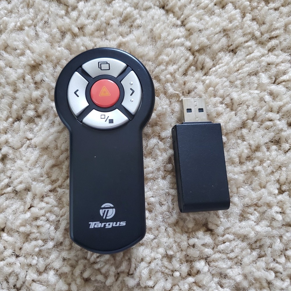 Targus Wireless Multimedia Presenter With Laser Pointer USB Receiver