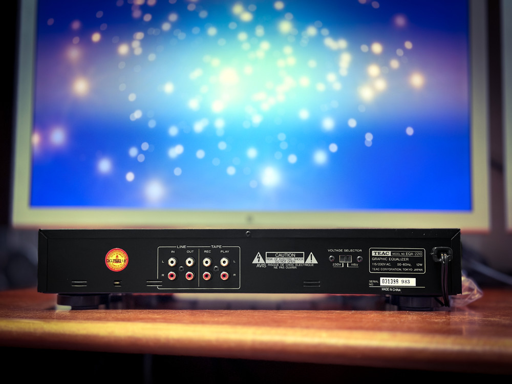 TEAC EQA-220 🌈RaRe🌈 Original Box Vintage Stereo Equalizer