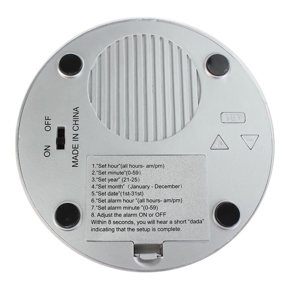 Talking Clock for Blind Elderly,Extra Large Talking Alarm Clock for Blind,Ann...