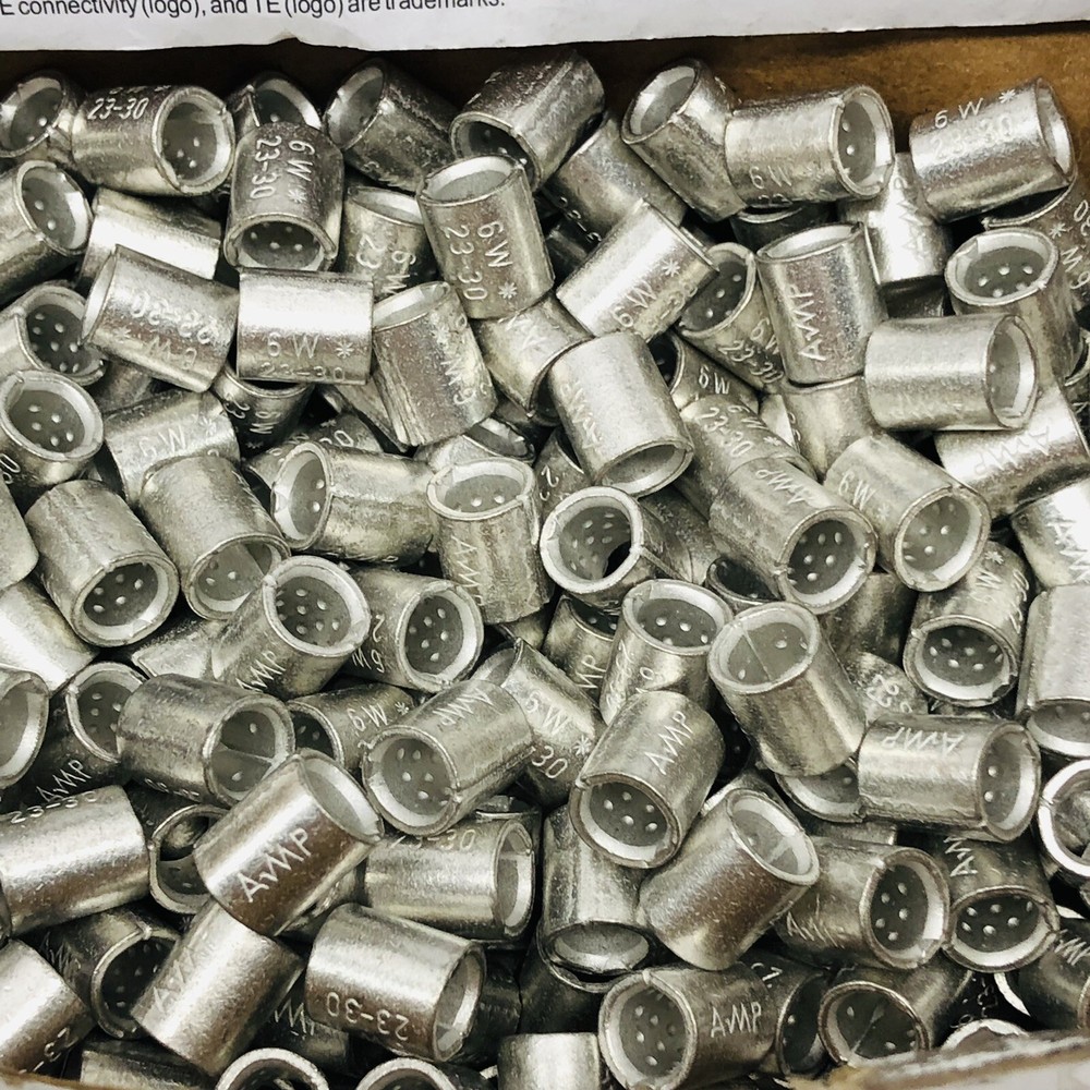 BOX OF 500 TE SOLISTRAND PRESSURE TYPE WIRE CONNECTION AMP 6 W 23-30