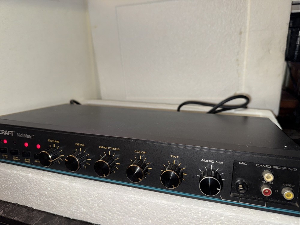 VIDICRAFT VidiMate Digital Stabilizer Opticon Processing July 1988 VDM-100