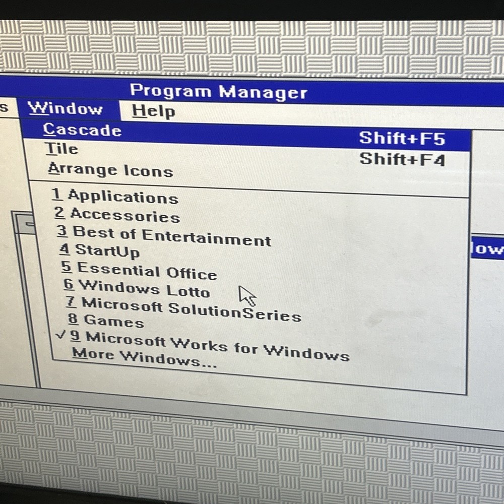 Tandy 2500 RSX Desktop PC – Windows 3.1 – Tested Working – Vintage DOS Computer