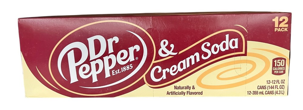 Dr Pepper & Cream Soda 12 pack