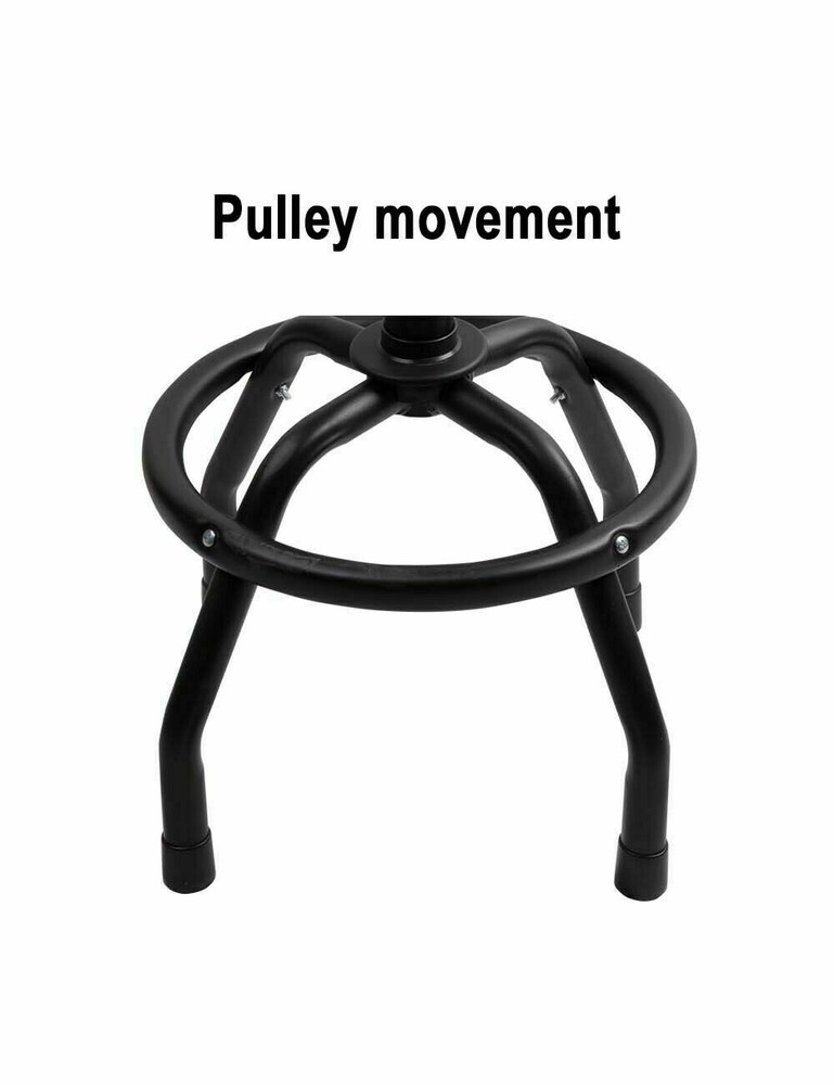 Adjustable Height Swivel Seat Sealed Workshop Garage Stool Heavy-Duty Pneumatic