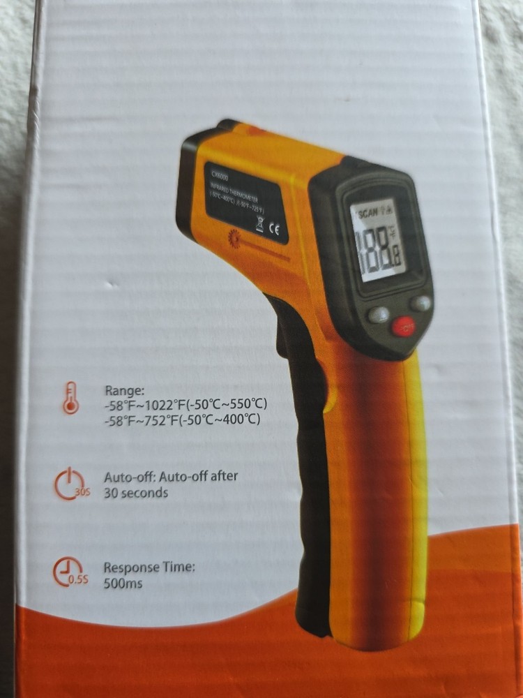 Lcd  Infrared Temperature Gun Thermometer