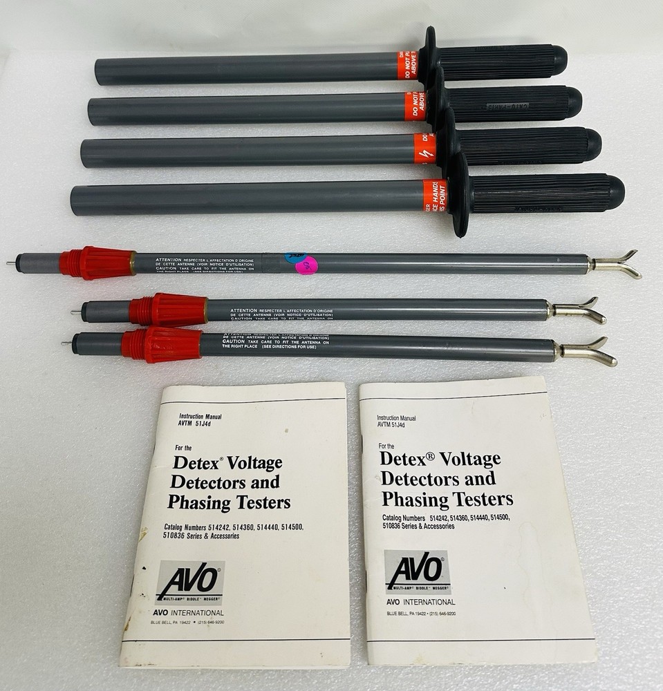 Detex Voltage Detector Phasing Testers Accesories
