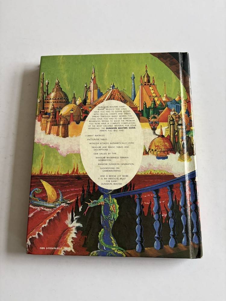 Advanced Dungeons and Dragons Dungeon Masters Guide TSR 1979