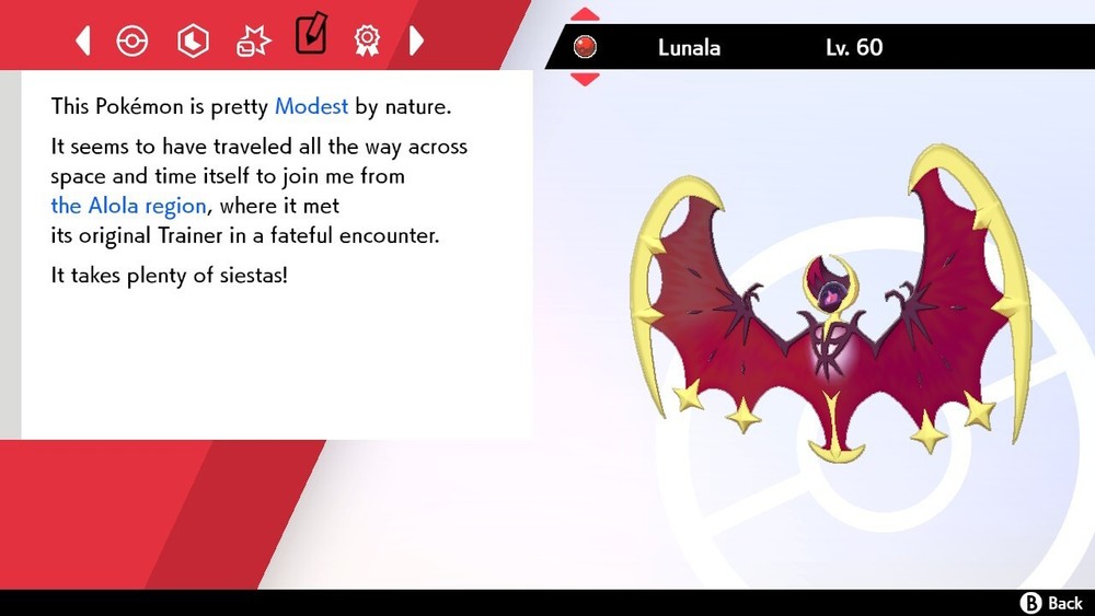 ✨Shiny✨ Event Lunala For Sword & Shield
