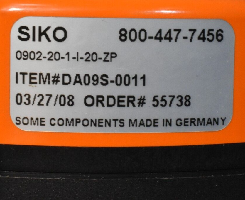 Siko DA09S-0011 Digital Position Indicator