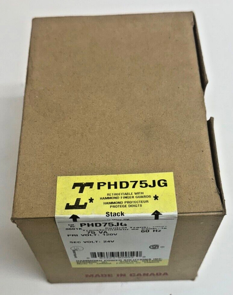 PHD75JG Hammond Power Solutions Control Transformer