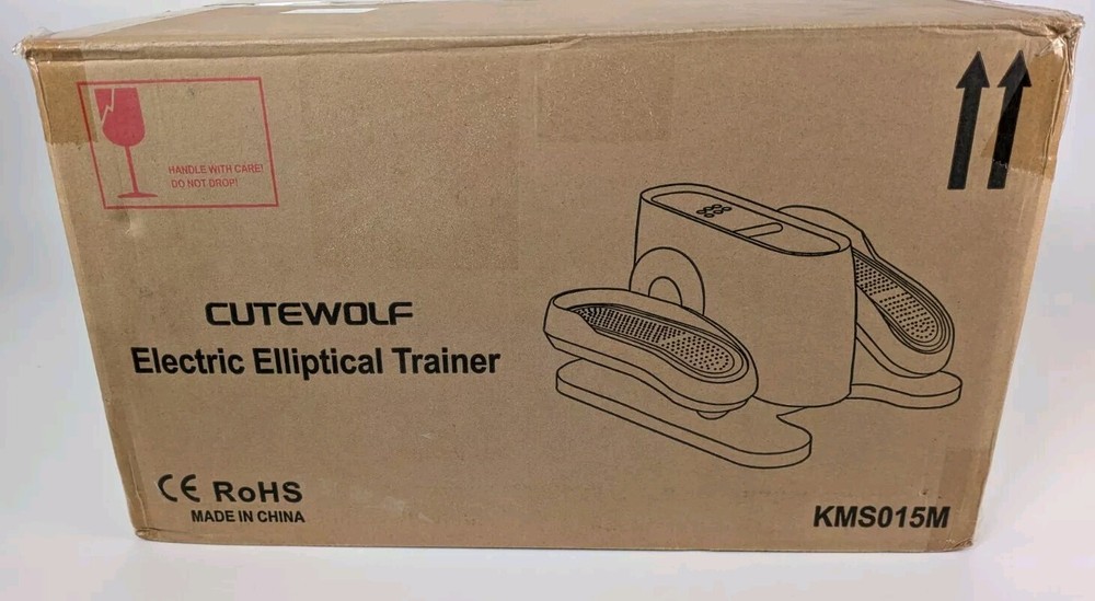 Cutewolf Under Desk Electric Elliptical Machine With Remote & LCD KMS015M