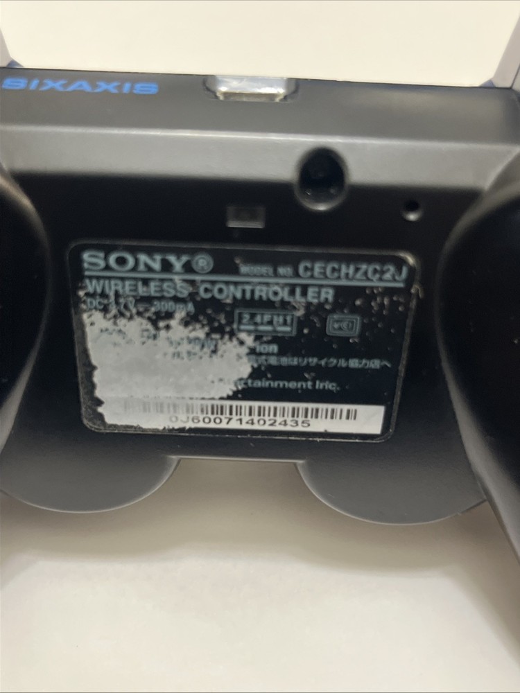 OEM Sony PS3 Controller Genuine DualShock 3 - Tested- Black