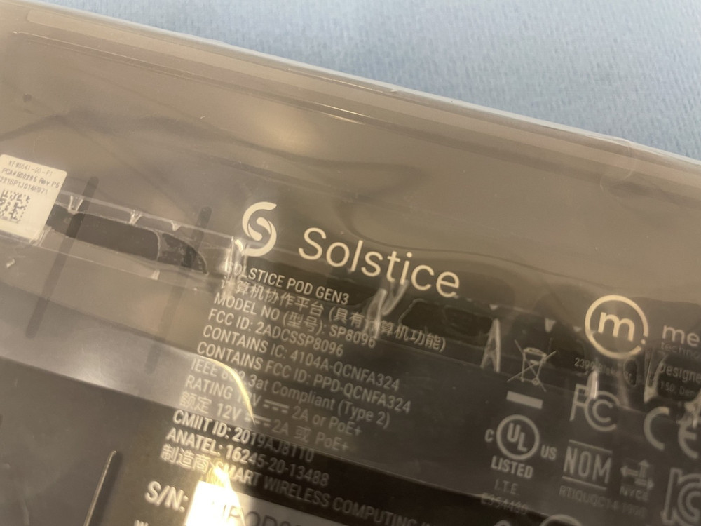 Mersive Solstice Pod Gen3 Wireless Collaboration System & Power Supply