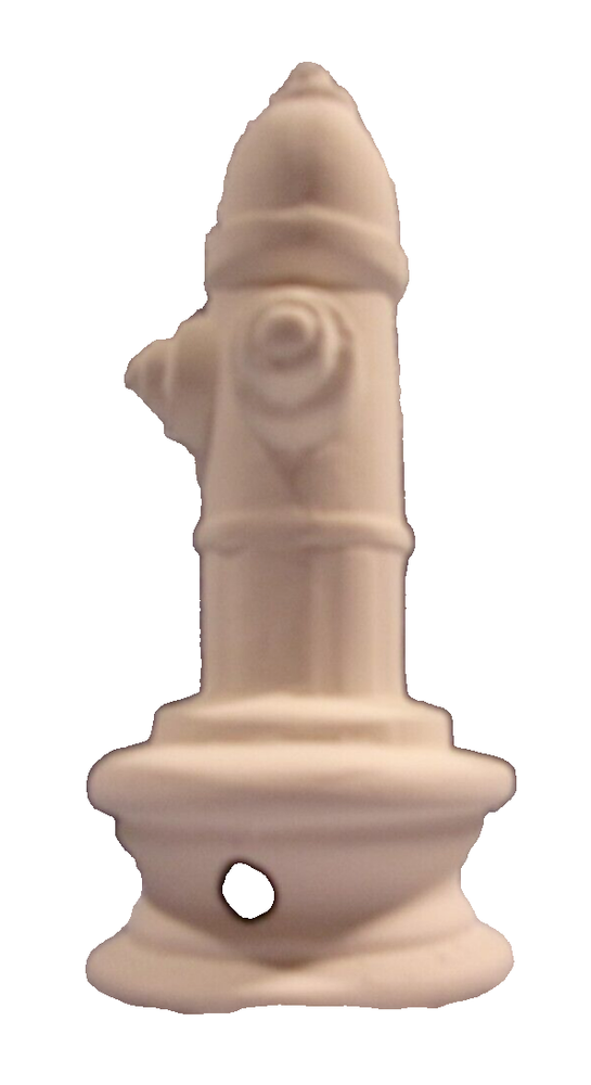 BISQUE L*96 -42.2928 Ceramic Ready to Paint FIRE HYDRANT Pie Vent