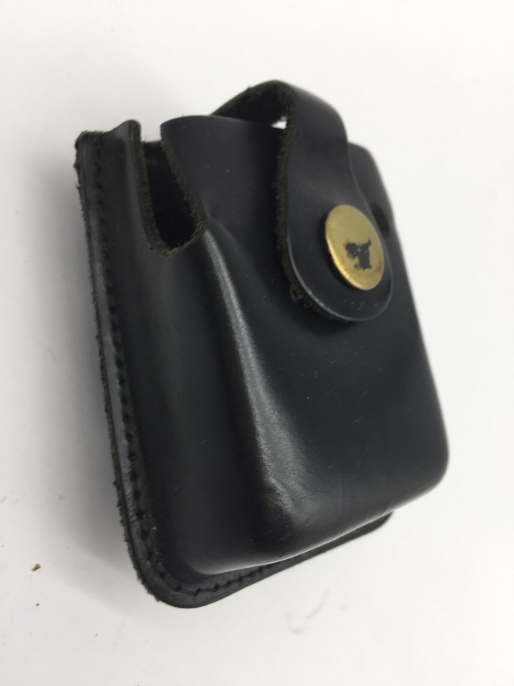 Universal Black Leather Holder Pouch