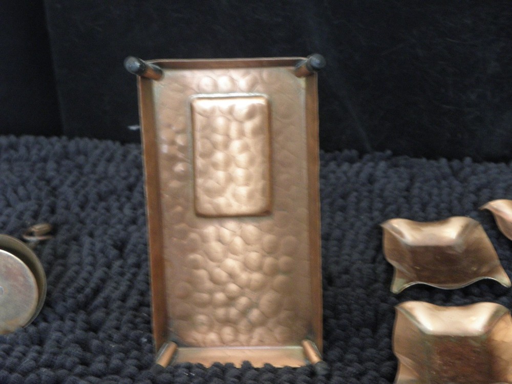 Vintage Gregorian Copper # 515 Tabletop cigarette holder