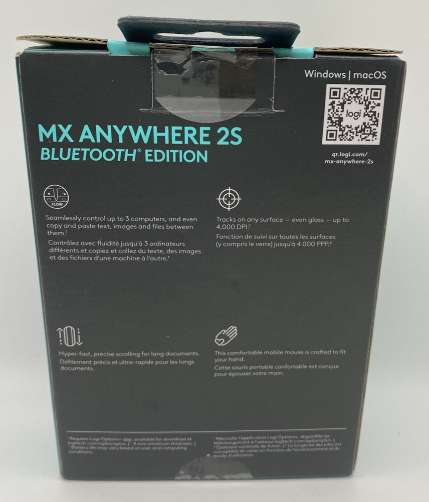 Logitech MX Anywhere 2S Bluetooth Edition Wireless Mouse