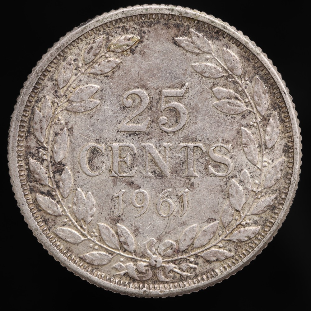 1961 Liberia 25 cent