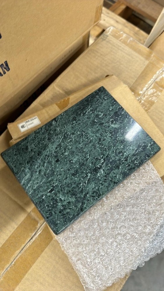 Green Solid Marble slabs 9x6 Inches.