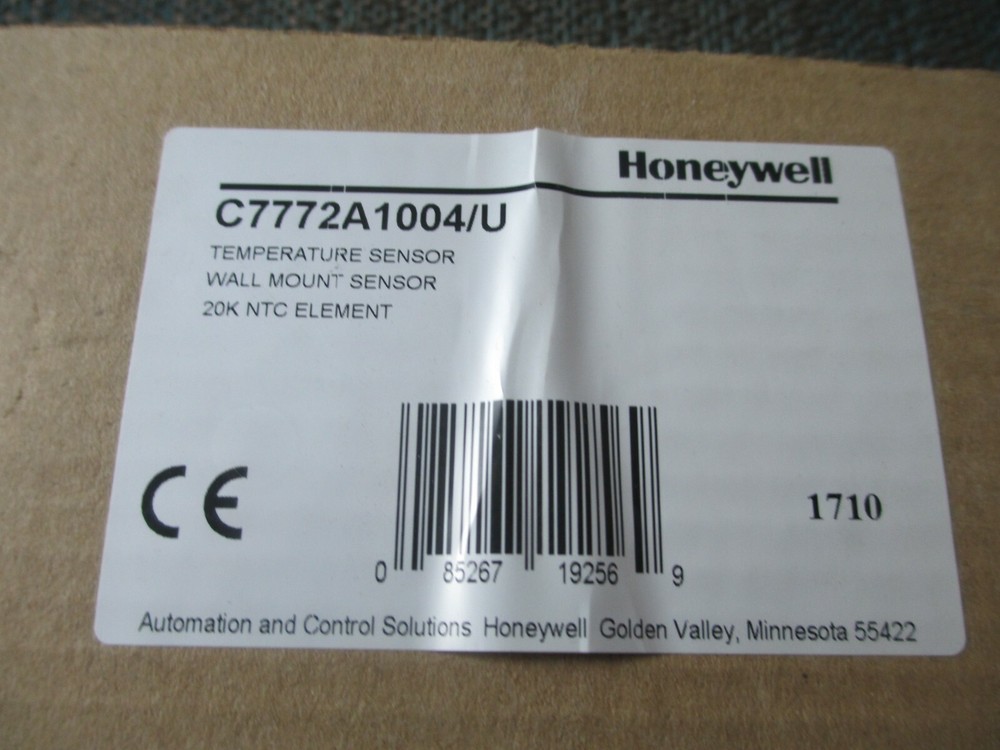 Honeywell C7772A1004/U 20k Temp Sensor  NEW!